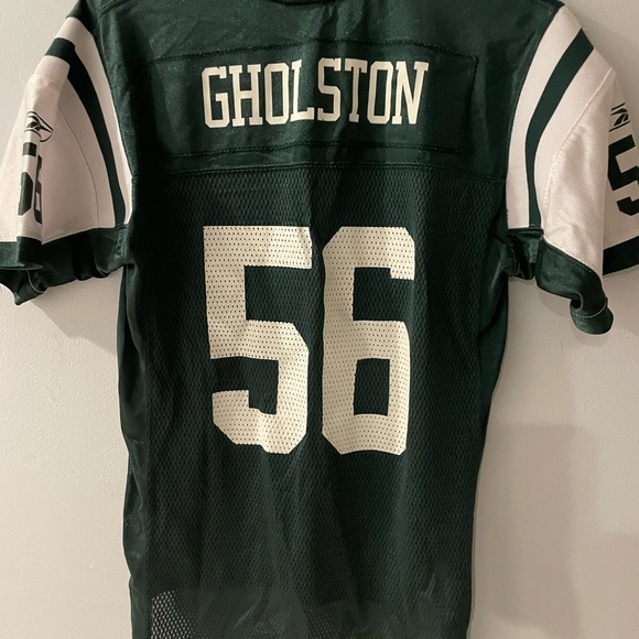 New York Jets football NFL Authentic Dark Green youth large Jersey - Picture 6 of 6